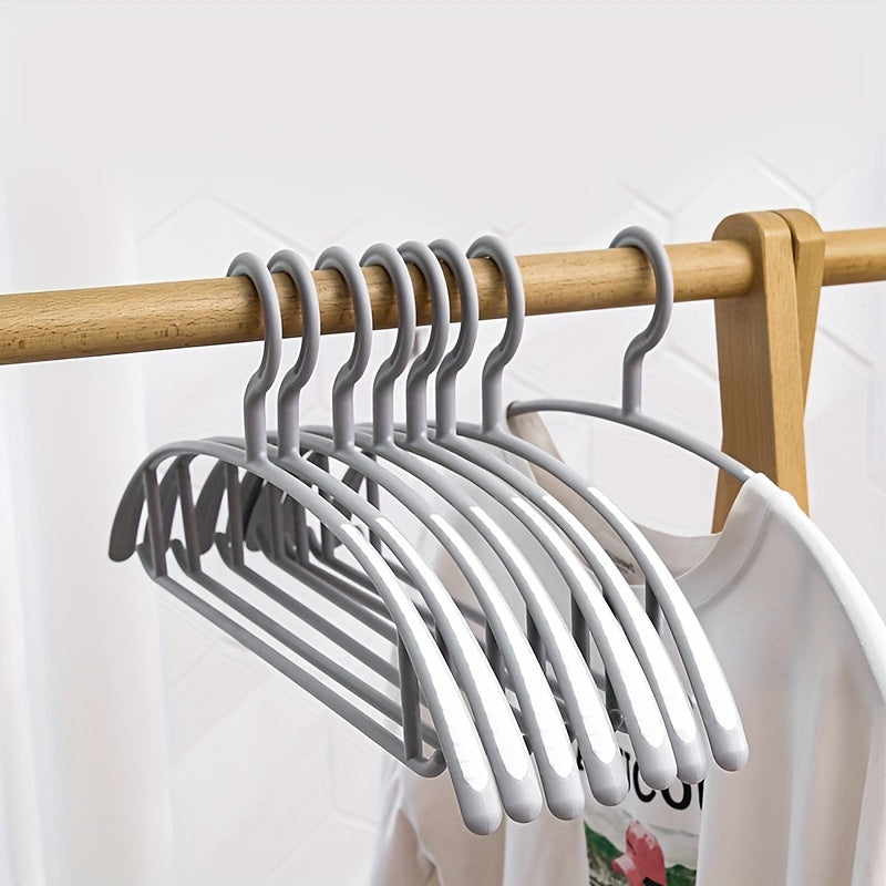 12\u002F24 Hangers Plastic Clothes Dryer Home Hanging Clothes Traceless Semi-Circular Hanger Suitable for Clothes, Wardrobe, Jackets and Shirts, Bedroom, Wardrobe, Closet, Home, Dormitory Home Storage Organizer