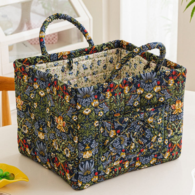 1pc Portable Folding Storage Basket with Sturdy Frame & Handle - Collapsible Laundry Basket Suitable for Travel,,, Clothes, Fabric Hamper for,, Dorm, Desktop Organization - Space-Saving, Laundry Baskets