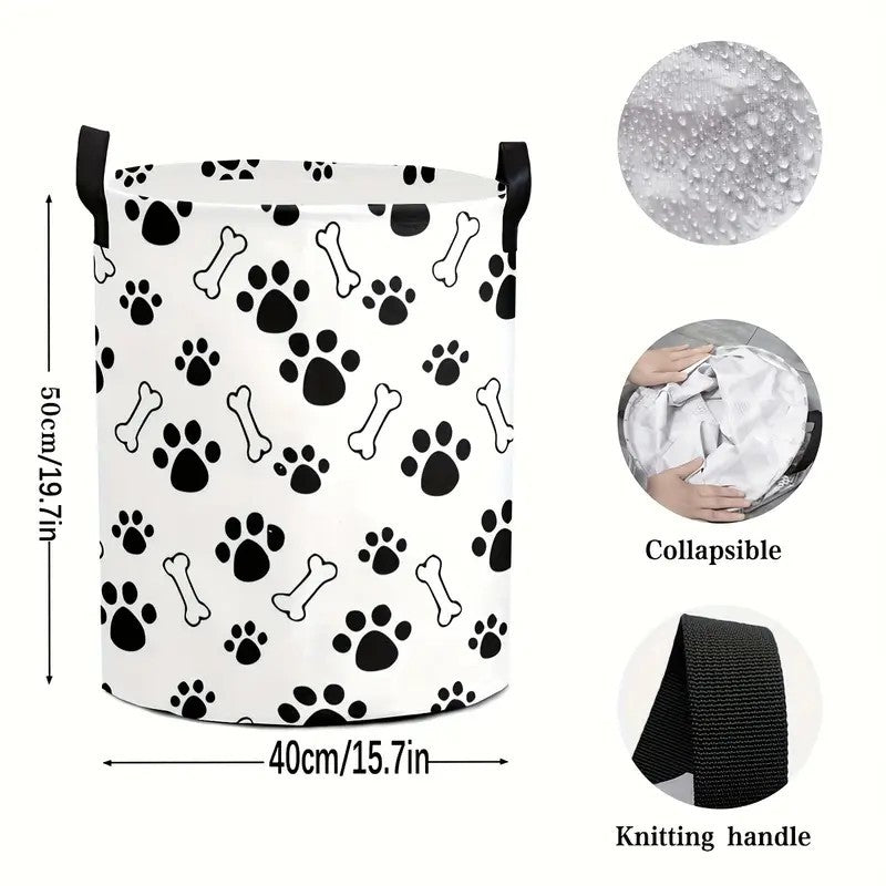 Large Capacity Foldable Storage Hamper with Multiple Compartments - Heavy-Duty Collapsible Basket Suitable for Clothes, Toys, S - Space-Saving for, Laundry Room, Bedroom, Laundry Baskets