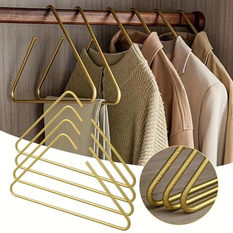 Triangle Clothes Hanger - Space-Saving Triangle Design, for Laundry, Closet, Retail Store - Garage, Home Organization - Elegant Minimalist Wardrobe Staple, Drying Racks