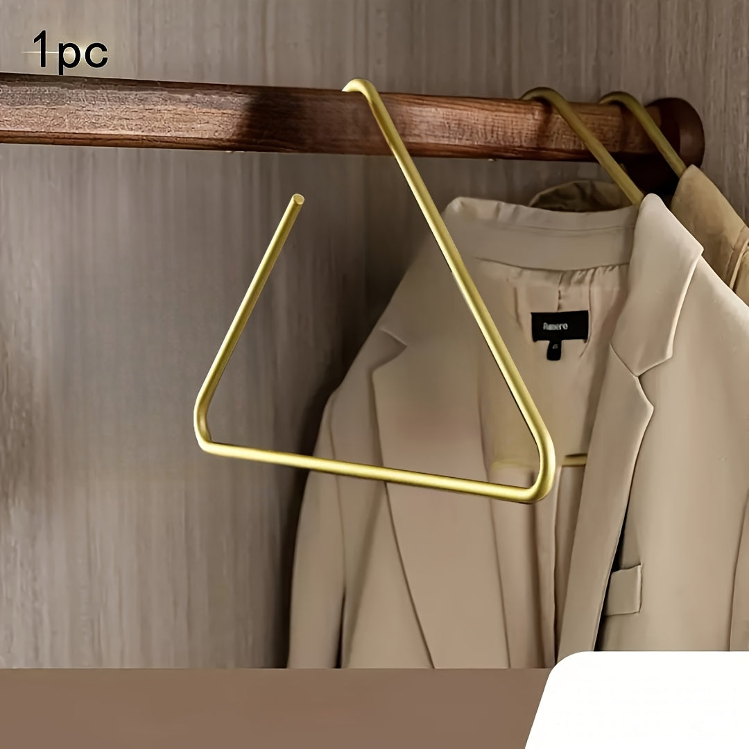 Triangle Clothes Hanger - Space-Saving Triangle Design, for Laundry, Closet, Retail Store - Garage, Home Organization - Elegant Minimalist Wardrobe Staple, Drying Racks