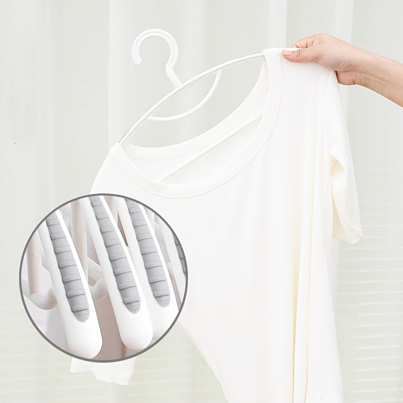 12\u002F24 Hangers Plastic Clothes Dryer Home Hanging Clothes Traceless Semi-Circular Hanger Suitable for Clothes, Wardrobe, Jackets and Shirts, Bedroom, Wardrobe, Closet, Home, Dormitory Home Storage Organizer