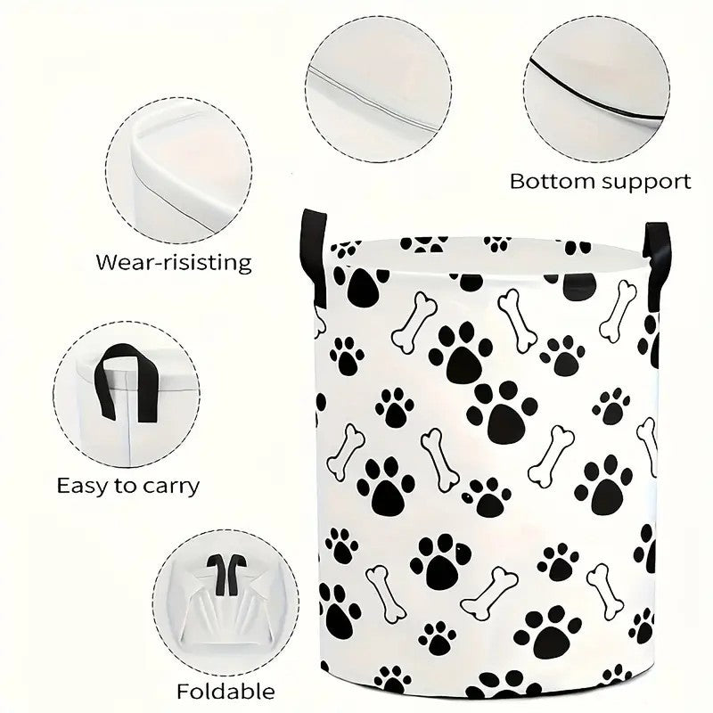 Large Capacity Foldable Storage Hamper with Multiple Compartments - Heavy-Duty Collapsible Basket Suitable for Clothes, Toys, S - Space-Saving for, Laundry Room, Bedroom, Laundry Baskets
