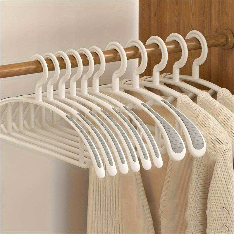 12\u002F24 Hangers Plastic Clothes Dryer Home Hanging Clothes Traceless Semi-Circular Hanger Suitable for Clothes, Wardrobe, Jackets and Shirts, Bedroom, Wardrobe, Closet, Home, Dormitory Home Storage Organizer
